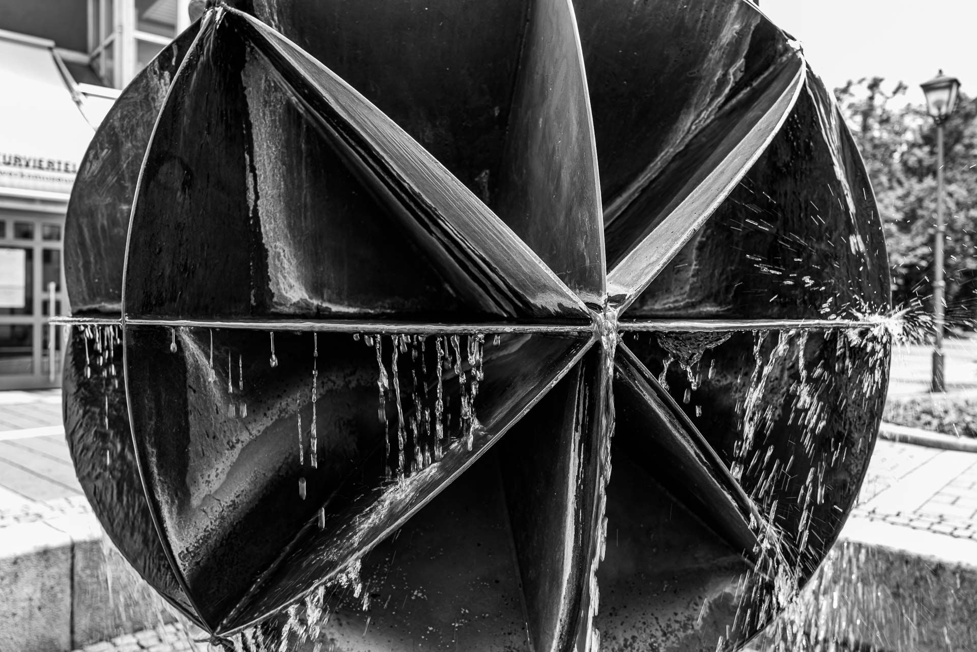 Brunnenskulptur im Kulturviertel