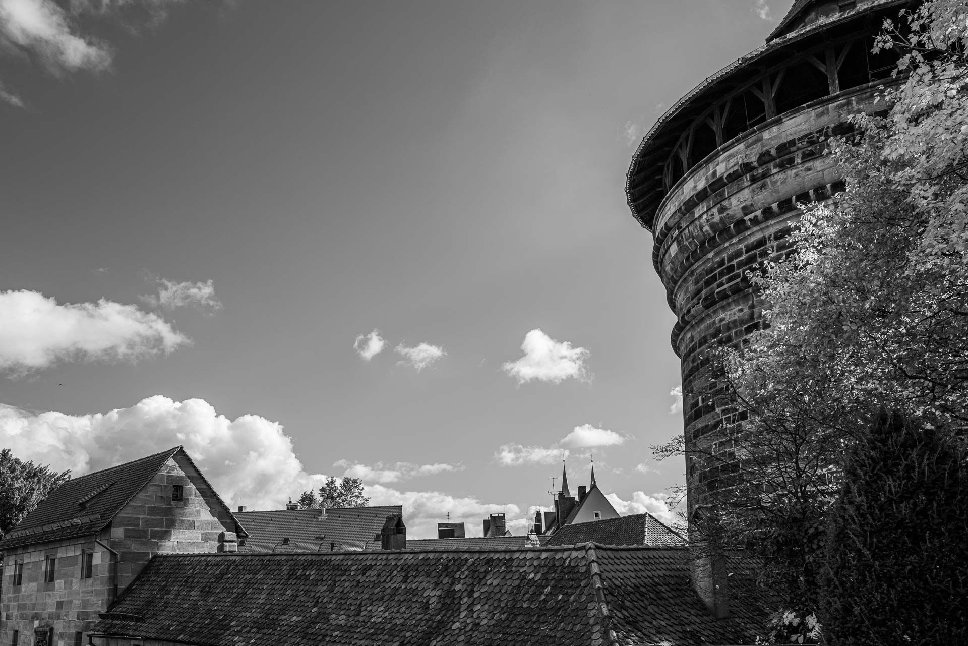 Blick über die Dächer Nürnbergs